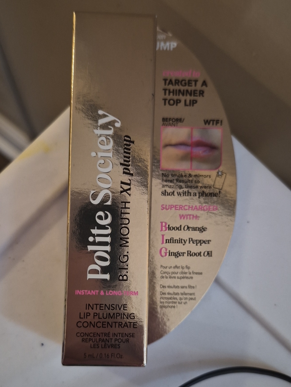 Polite Society Intensive Lip Plumping Concentrate - Nwt